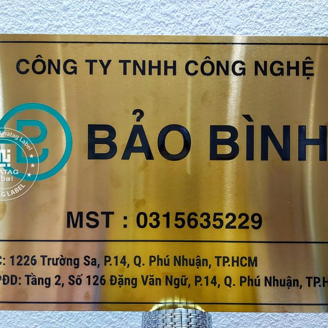 biển bảng cty